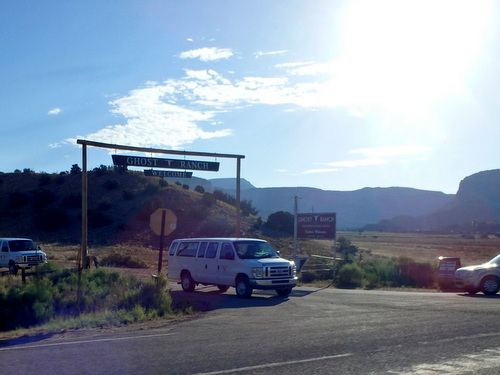 GDMBR: This was the entrance for Ghost Ranch.